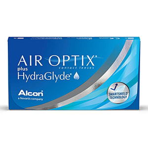 AIR OPTIX® plus Hydraglyde {+ ნომრები} [6 ცალი]